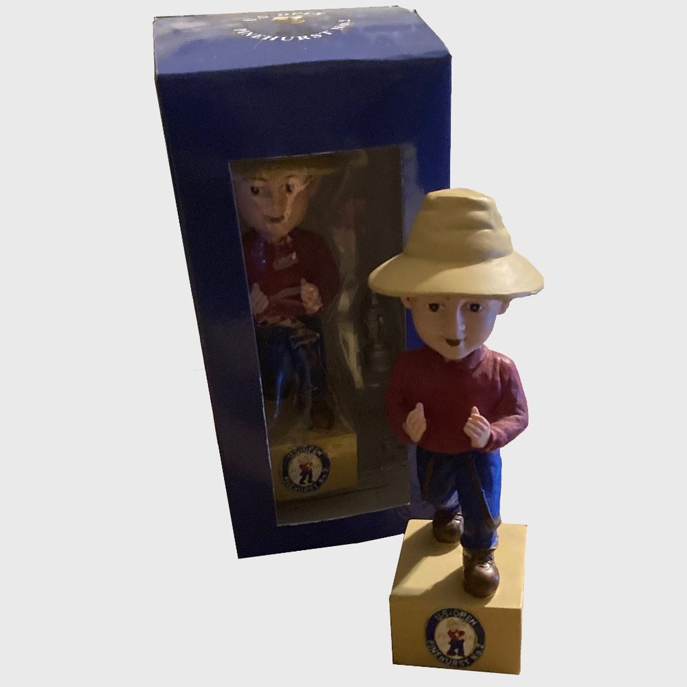 2014 U.S. Open Pinehurst No. 2 Golf Lad w/ Trophy